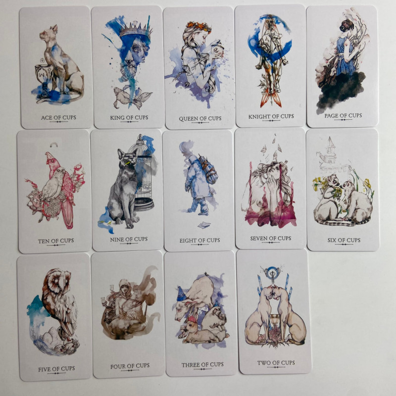 Карты Таро The Linestrider Tarot Пограничных Миров уменьшенная колода