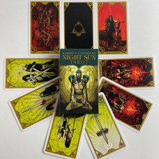 Карты Таро Night Sun Tarot «Ночного Солнца», уменьшенная колода на английском языке