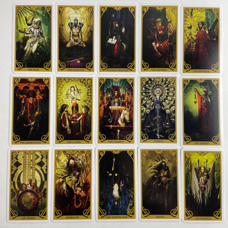 Карты Таро Night Sun Tarot «Ночного Солнца», уменьшенная колода на английском языке