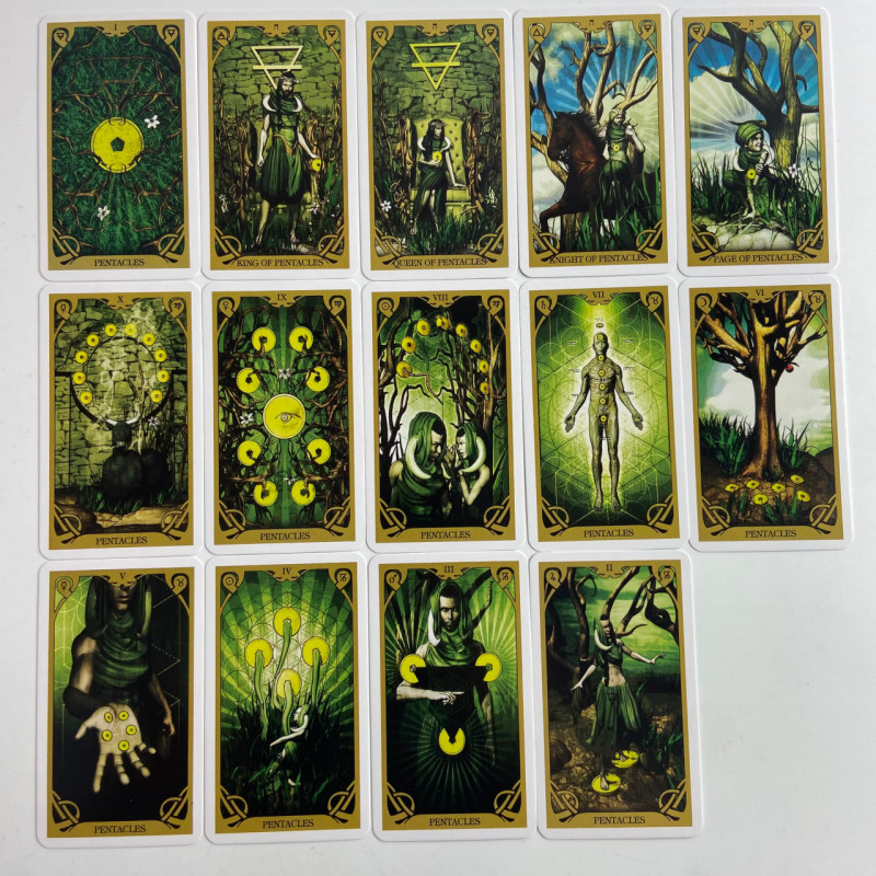 Карты Таро Night Sun Tarot «Ночного Солнца», уменьшенная колода на английском языке