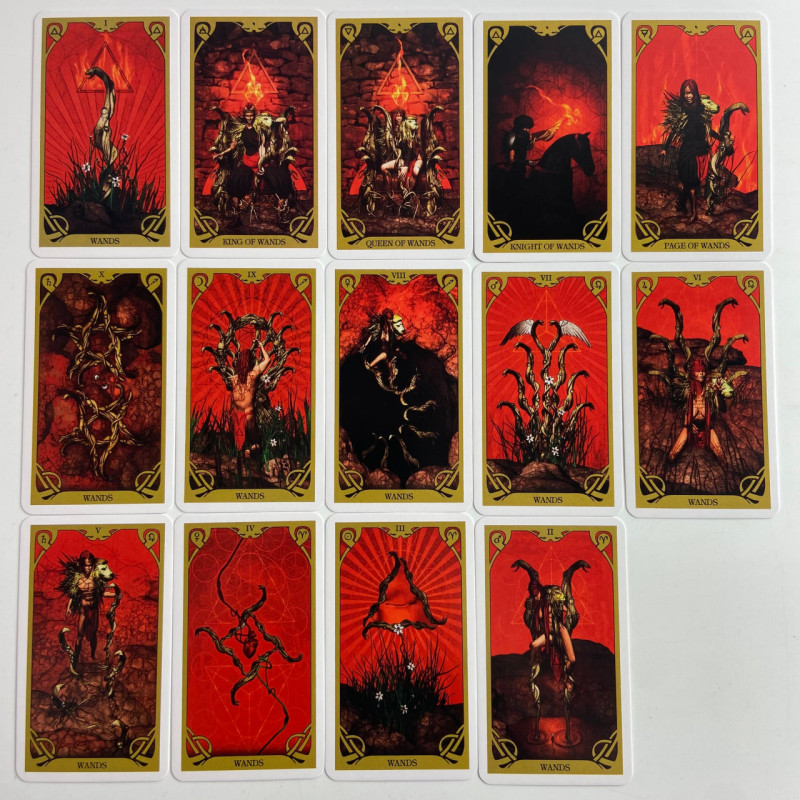 Карты Таро Night Sun Tarot «Ночного Солнца», уменьшенная колода на английском языке