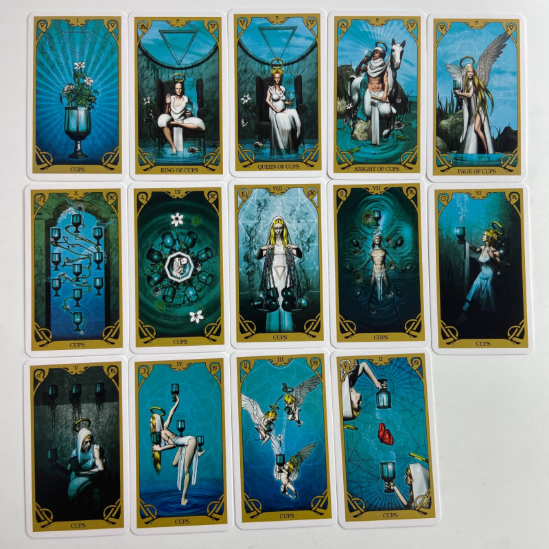 Карты Таро Night Sun Tarot «Ночного Солнца», уменьшенная колода на английском языке