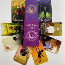 Таро-карты Cosmic Cycles Tarot «Космические циклы», уменьшенная колода Райдера–Уэйта