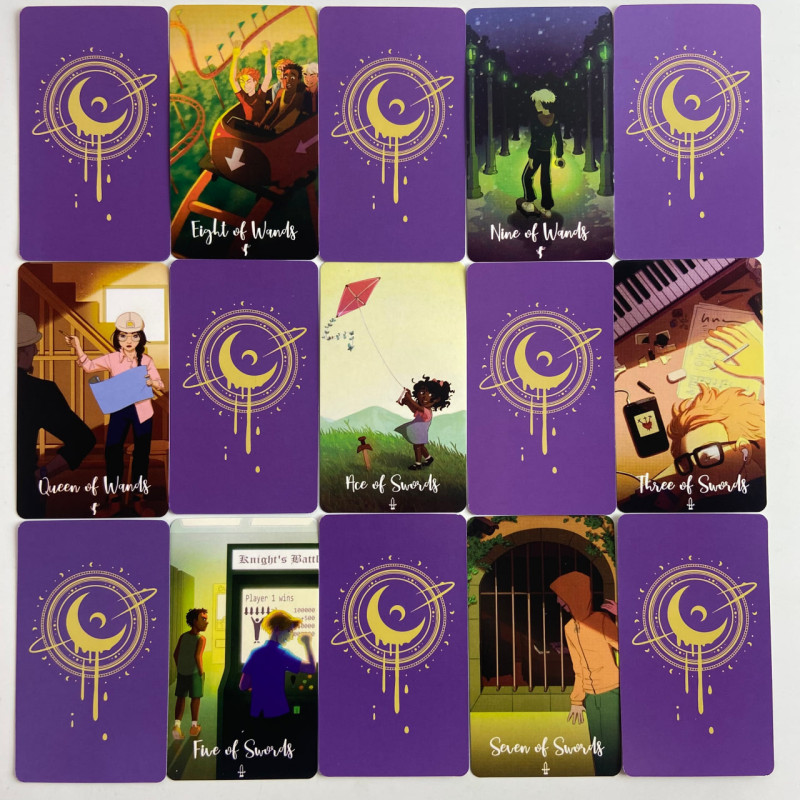 Карти Таро Cosmic Cycles Tarot Космічні Цикли зменшена колода Райдера-Уейта