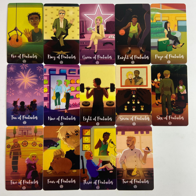 Карти Таро Cosmic Cycles Tarot Космічні Цикли зменшена колода Райдера-Уейта