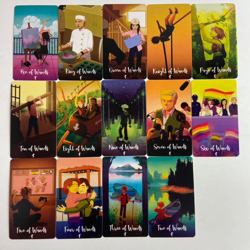 Карти Таро Cosmic Cycles Tarot Космічні Цикли зменшена колода Райдера-Уейта