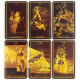 Карти Таро The Qedavian Tarot Кедавіан зменшена колекційна колода гравюра