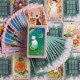 Карты Таро Dreaming Cat Tarot «Мечтающий кот», уменьшенная колода на английском языке