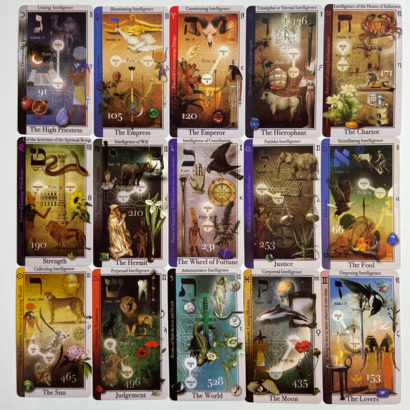 Карти Таро Tarot of Magical Correspondences Магічне Таро Співвідношень зменшена колода