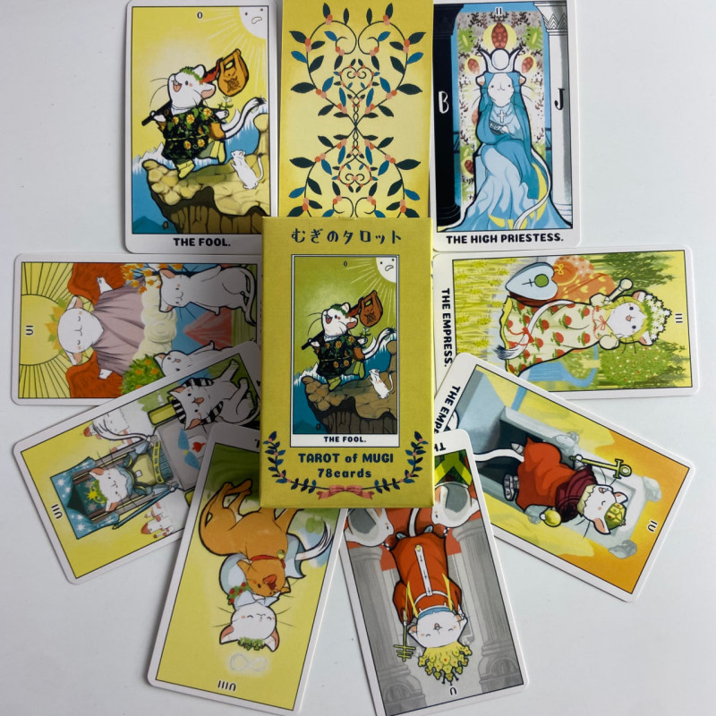 Карти Таро Tarot of Mugi Мугі зменшена колода англійською мовою