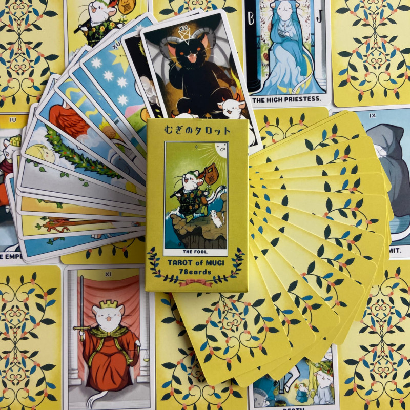 Карти Таро Tarot of Mugi Мугі зменшена колода англійською мовою