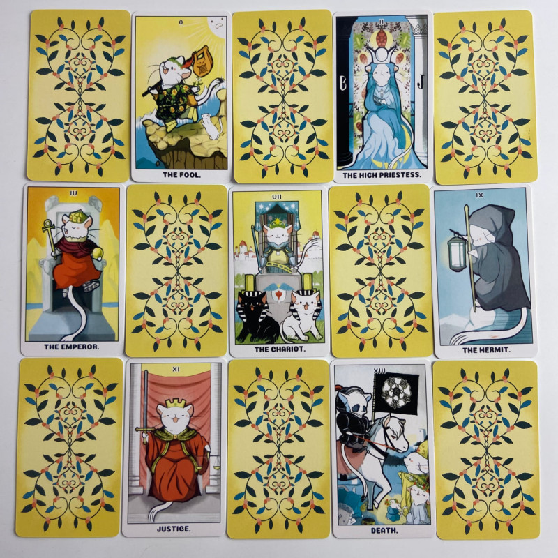 Карти Таро Tarot of Mugi Мугі зменшена колода англійською мовою