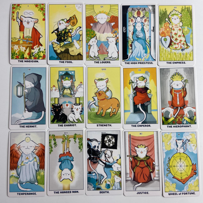 Карти Таро Tarot of Mugi Мугі зменшена колода англійською мовою