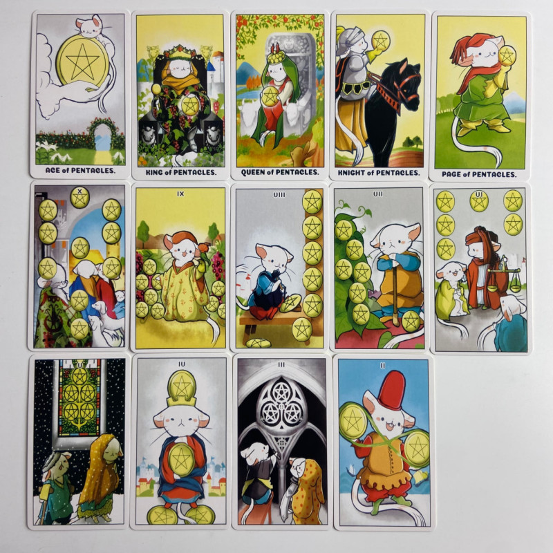 Карти Таро Tarot of Mugi Мугі зменшена колода англійською мовою
