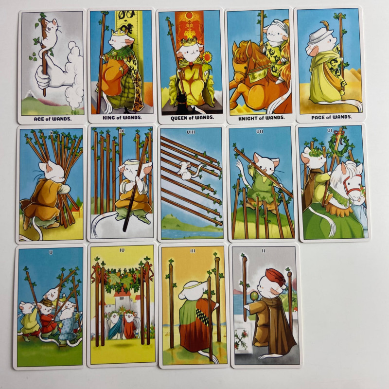 Карти Таро Tarot of Mugi Мугі зменшена колода англійською мовою
