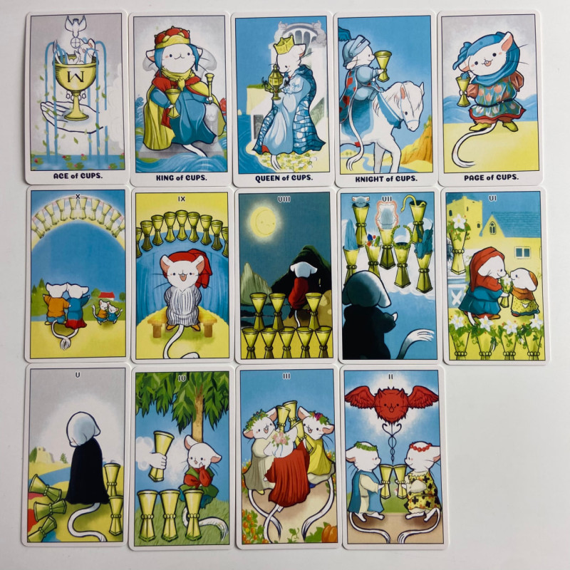 Карти Таро Tarot of Mugi Мугі зменшена колода англійською мовою