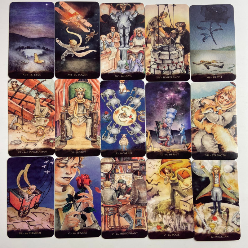 Карти Таро Маленького принца Tarot of The Little Prince англійською колода
