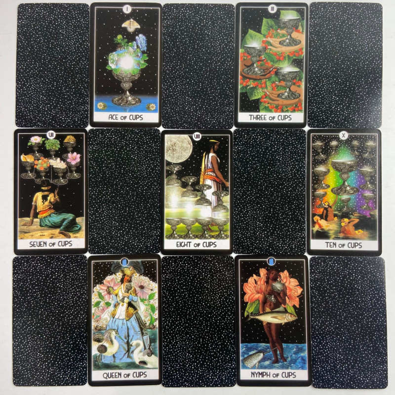 Карты Таро The Intuitive Night Goddess Tarot Интуитивное Таро Ночной Богини уменьшенная колода