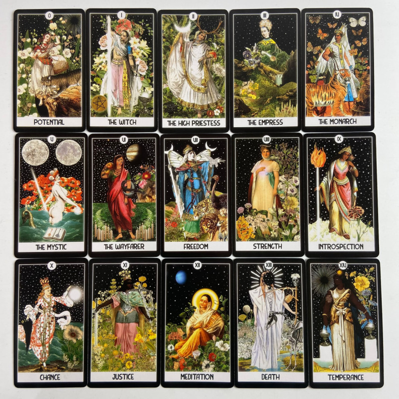 Карты Таро The Intuitive Night Goddess Tarot Интуитивное Таро Ночной Богини уменьшенная колода