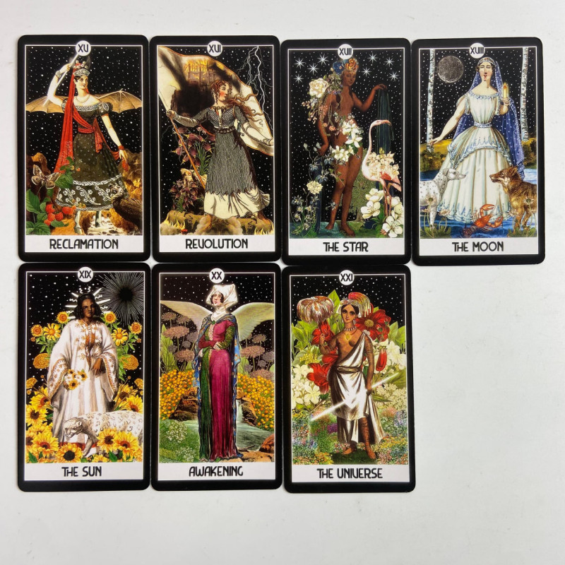 Карты Таро The Intuitive Night Goddess Tarot Интуитивное Таро Ночной Богини уменьшенная колода