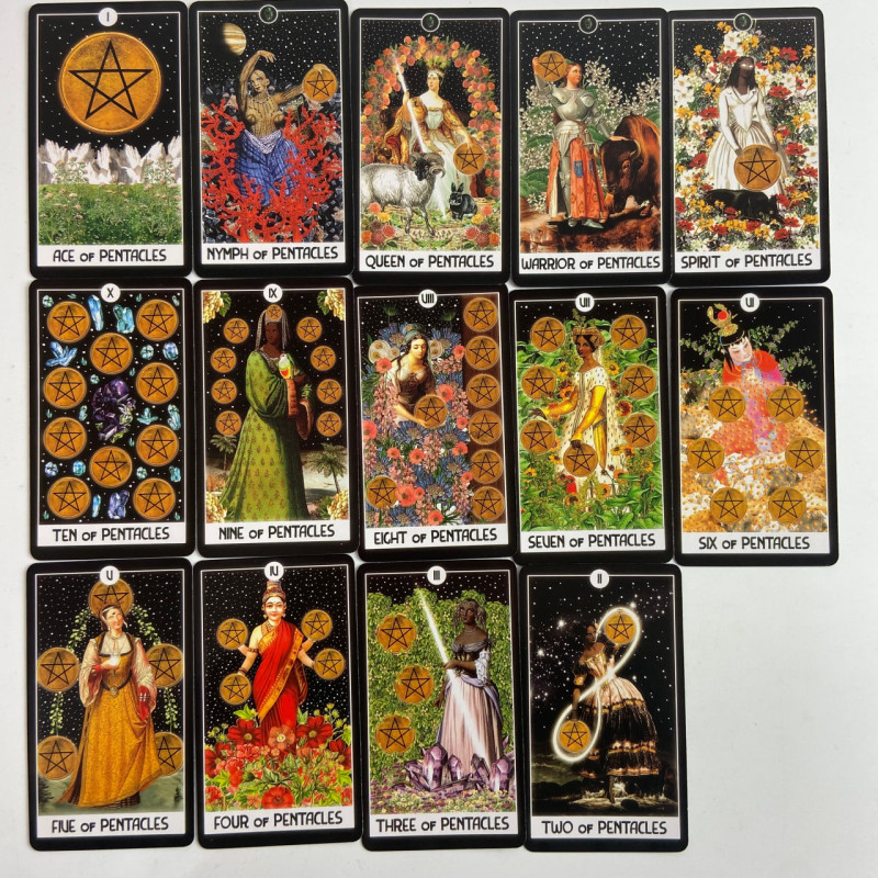 Карты Таро The Intuitive Night Goddess Tarot Интуитивное Таро Ночной Богини уменьшенная колода