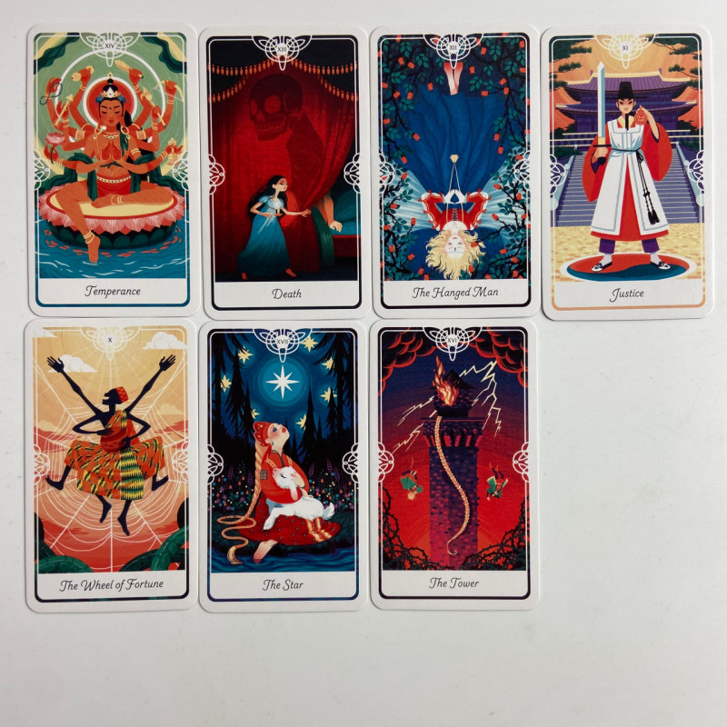 Карти Таро Tarot Of The Divine Божественного міні колода з міфами та казками