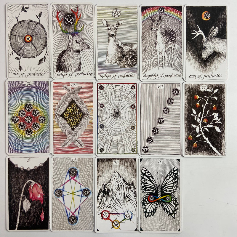 Карты Таро The Wild Unknown Tarot Дикое неизвестное минималистичная колода