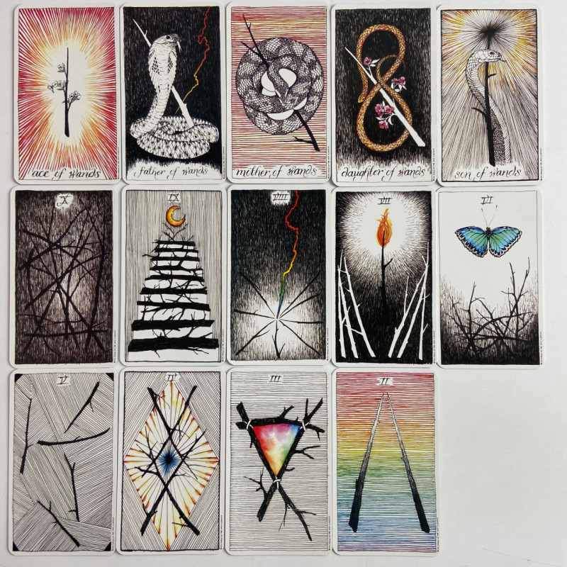 Карты Таро The Wild Unknown Tarot Дикое неизвестное минималистичная колода