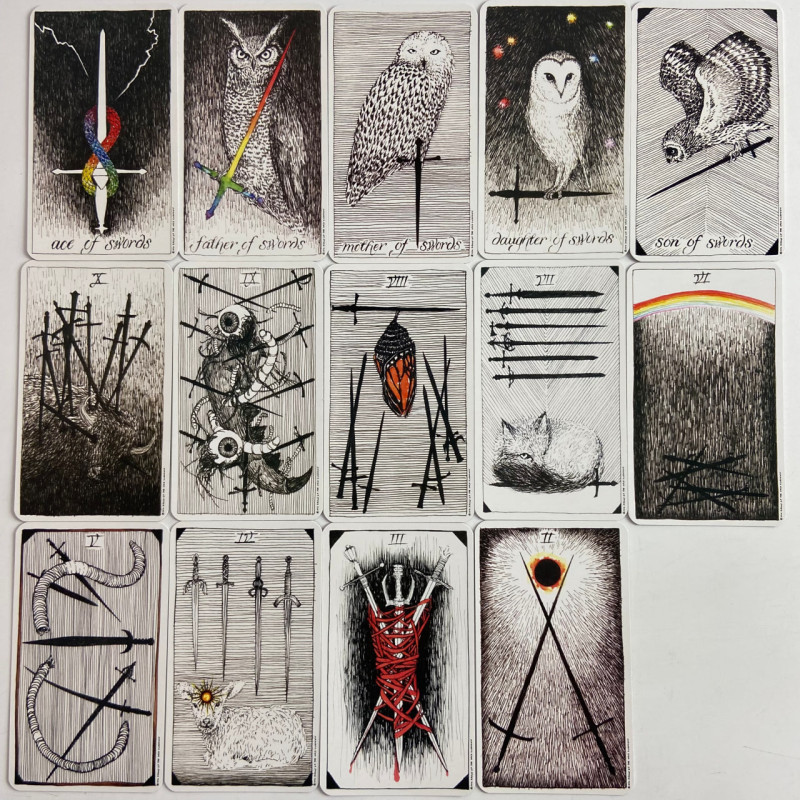 Карты Таро The Wild Unknown Tarot Дикое неизвестное минималистичная колода