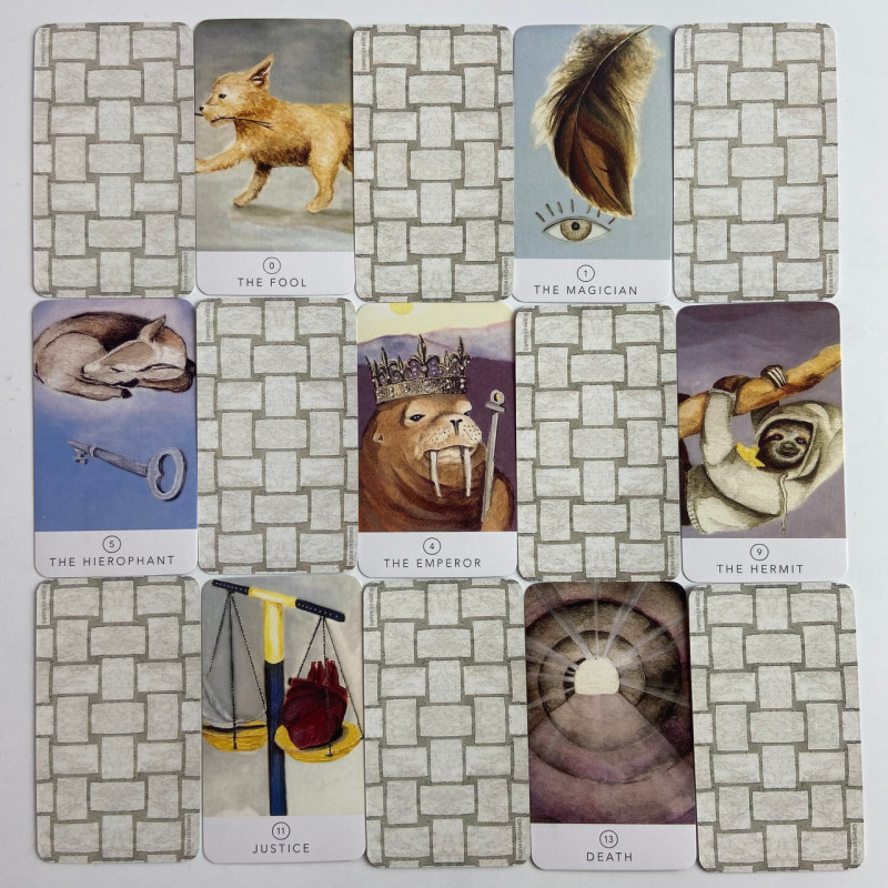 Карты Таро White Sage Tarot «Белый шалфей», уменьшенная колода, Тереза Хатч