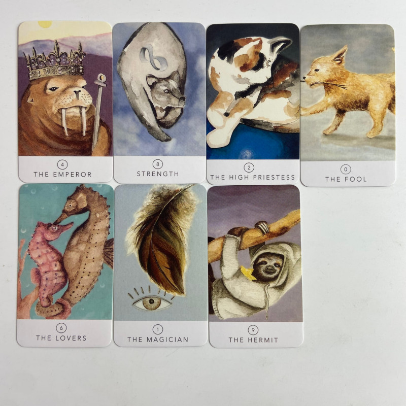 Карты Таро White Sage Tarot «Белый шалфей», уменьшенная колода, Тереза Хатч