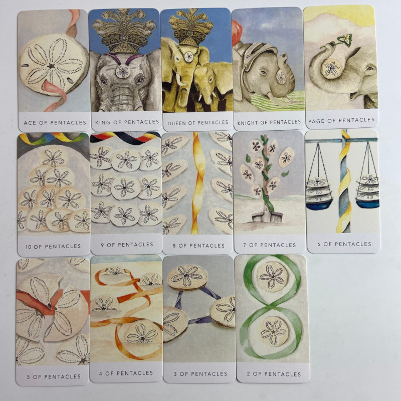 Карты Таро White Sage Tarot «Белый шалфей», уменьшенная колода, Тереза Хатч