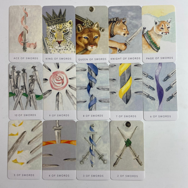Карты Таро White Sage Tarot «Белый шалфей», уменьшенная колода, Тереза Хатч