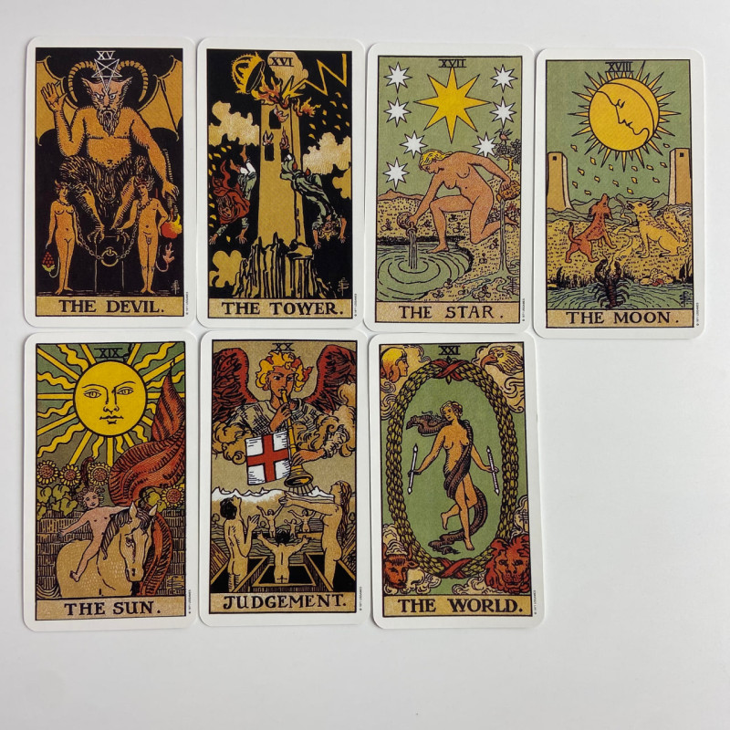 Карти Таро Райдера-Уейта The Original Rider Waite Tarot 1993 зменшена колода
