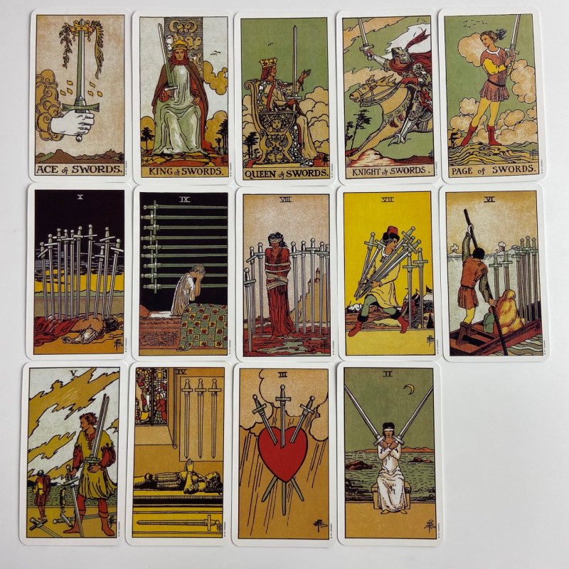 Карти Таро Райдера-Уейта The Original Rider Waite Tarot 1993 зменшена колода