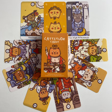 Карты Таро Cattitude Tarot Кошачье таро с котами мини-колода