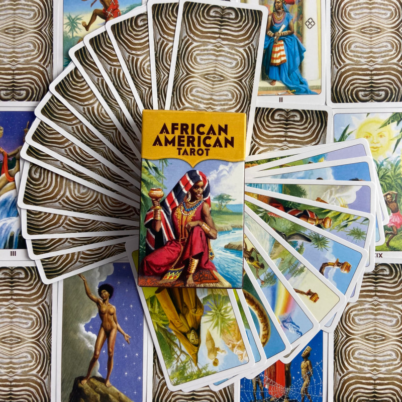 Карти Таро African American Tarot афро-американська тематика зменшена колода