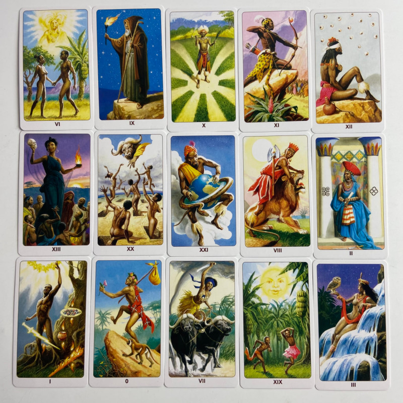Карти Таро African American Tarot афро-американська тематика зменшена колода