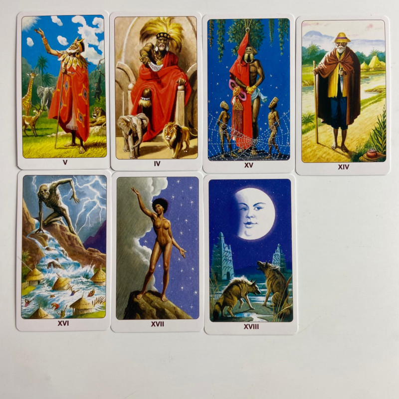 Карти Таро African American Tarot афро-американська тематика зменшена колода