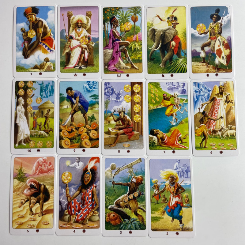 Карти Таро African American Tarot афро-американська тематика зменшена колода
