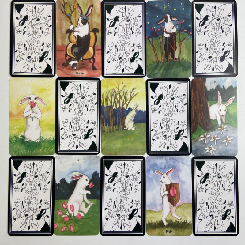 Карти Таро The Rabbit Tarot з кроликами англійською мовою