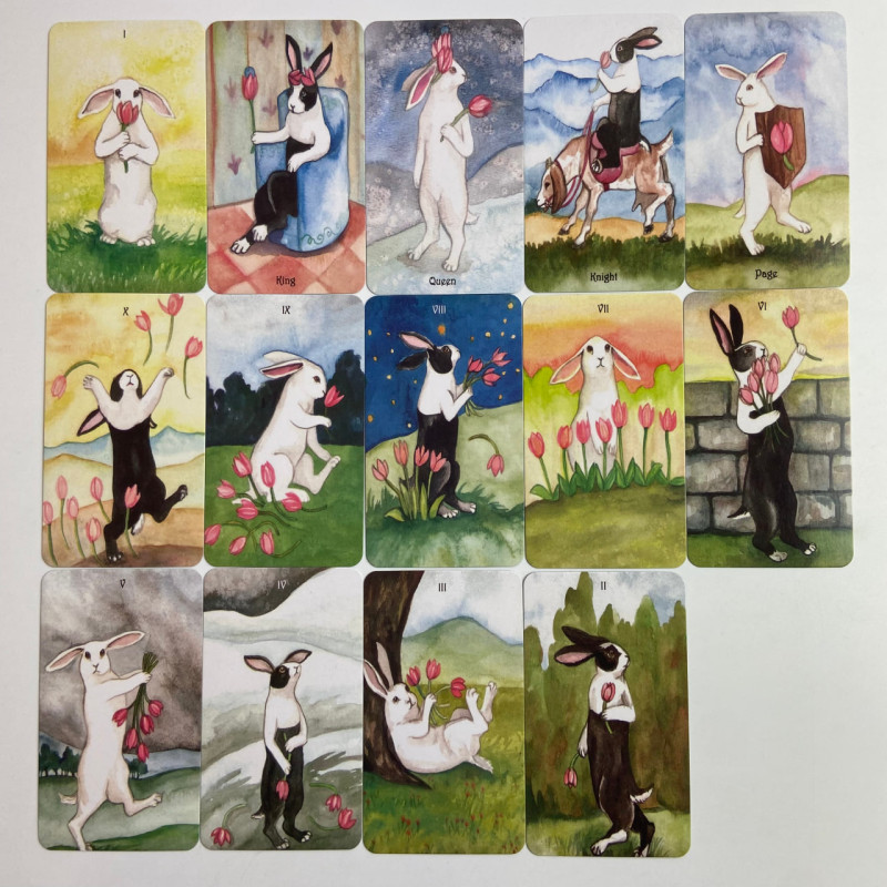 Карти Таро The Rabbit Tarot з кроликами англійською мовою