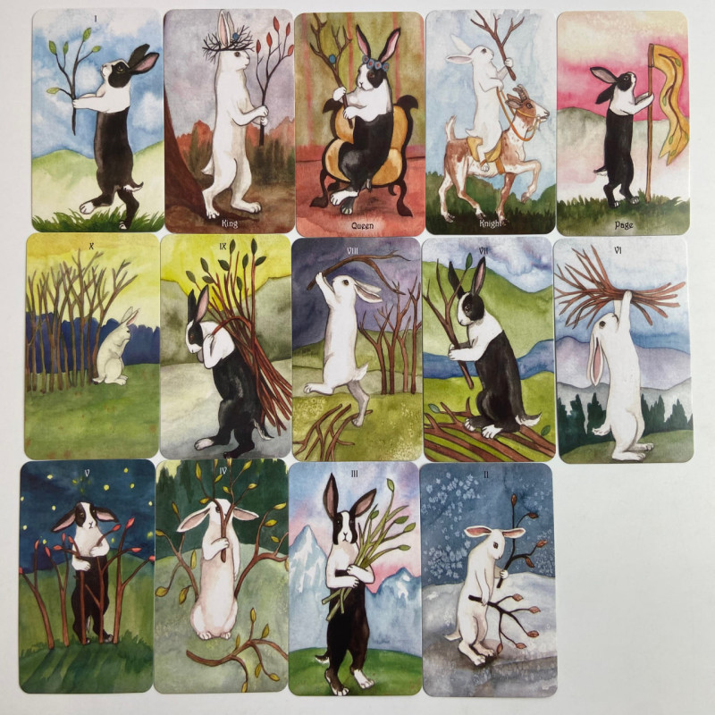 Карти Таро The Rabbit Tarot з кроликами англійською мовою