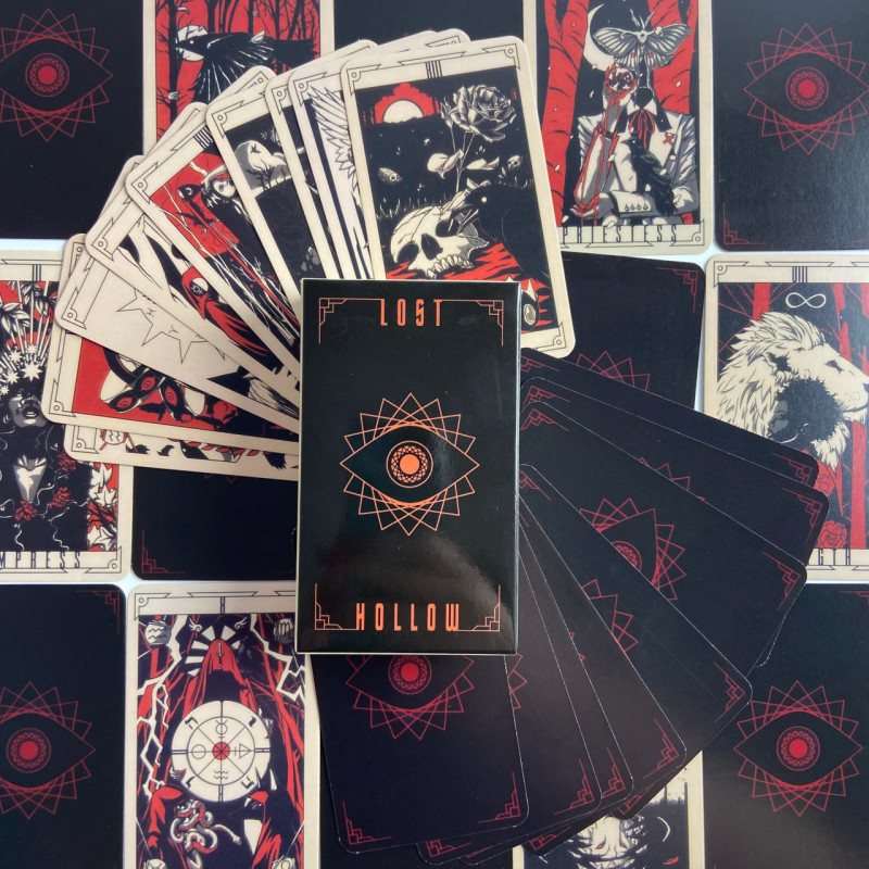 Карти Таро Lost Hollow Tarot Загублена Лощина зменшена колода англійською