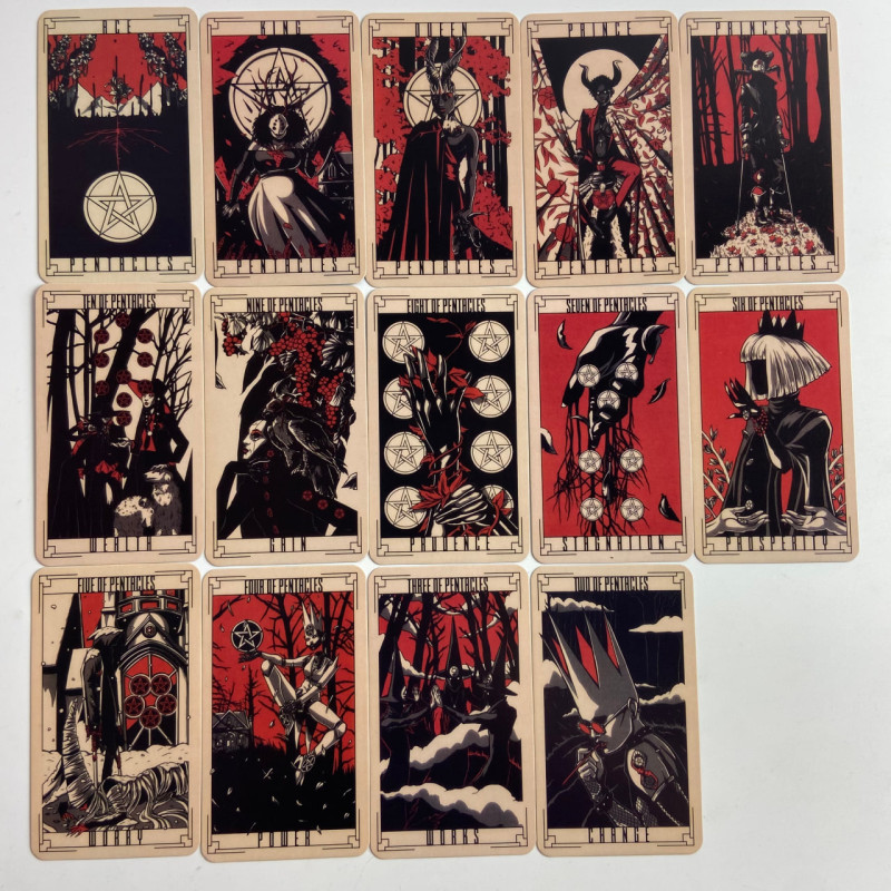 Карти Таро Lost Hollow Tarot Загублена Лощина зменшена колода англійською