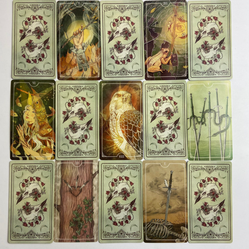 Таро-карты Ostara Tarot с животной символикой на английском языке