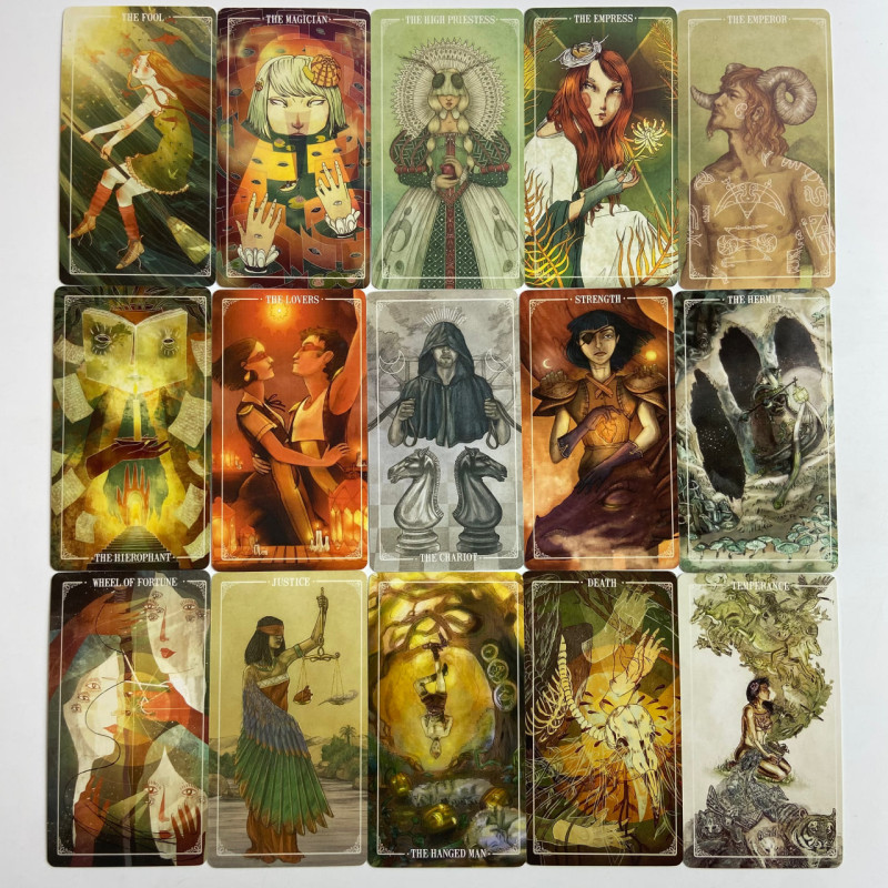 Таро-карты Ostara Tarot с животной символикой на английском языке