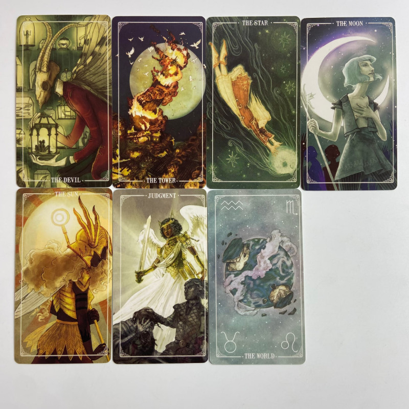 Таро-карты Ostara Tarot с животной символикой на английском языке