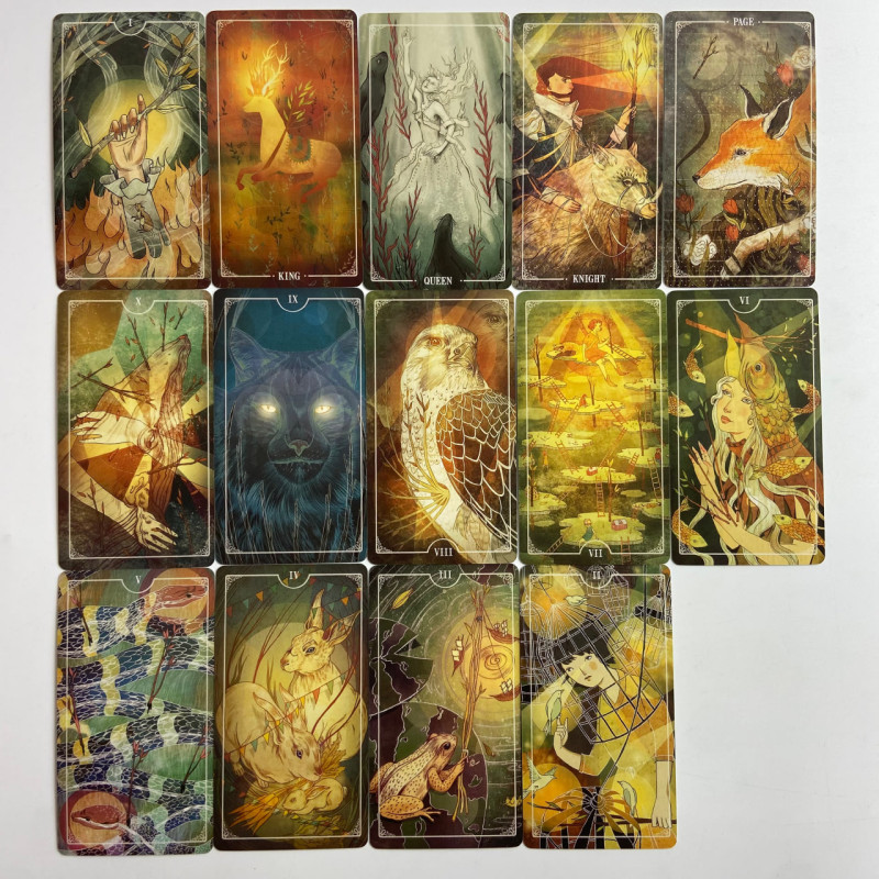 Таро-карты Ostara Tarot с животной символикой на английском языке