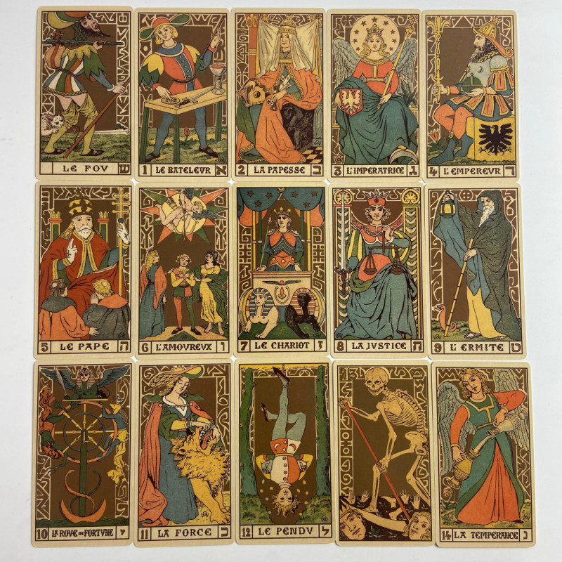 Карты Таро «Symbolic Tarot of Wirth» Освальда Вирта — символическая марсельская колода